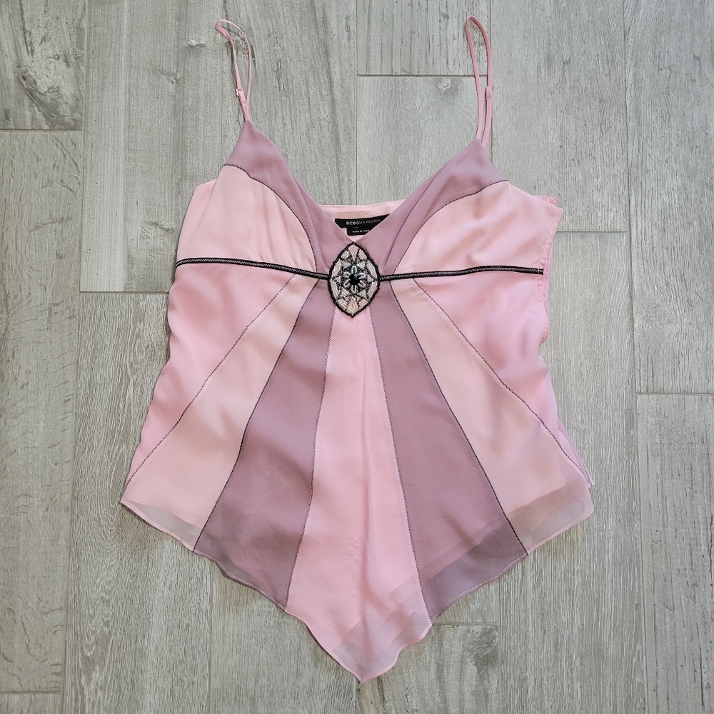 Vintage Silk Y2K Top